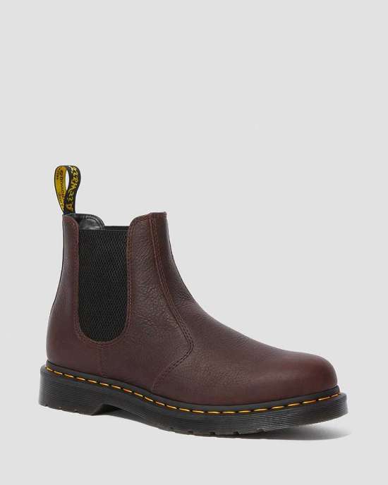 Botas Chelsea Dr. Martens 2976 Hombre Vino MX-54380